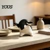 Feine Handwerkskunst Tischfigur Niedliche Pinguinfigur, Nordische Stil Kleine Tierstatue, Skurrile Einzigartige Geburtstagsgeschenke Schreibtisch Regal Dekor