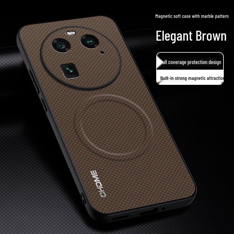 

OPPO Find X6 Pro Anti-Drop Full Coverage Protective Case with Magnetic Buckle and Stylish Mark Pattern Find X6 Pro