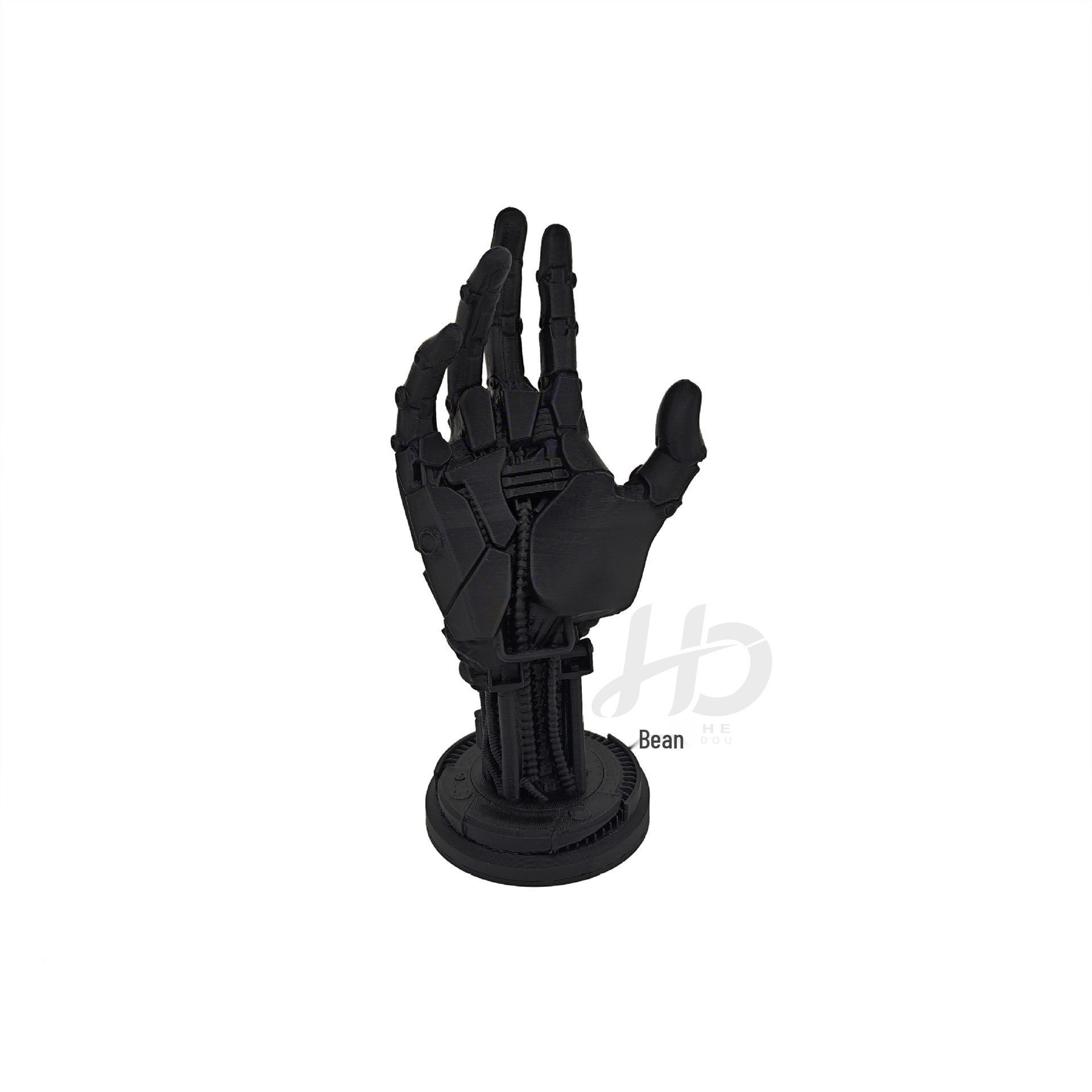 Cyberpunk 3D Printed Mechanical Hand Toy Controller Stand Ornament