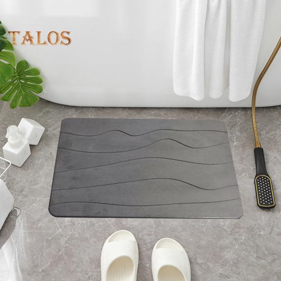 Bathroom Floor Mat Quick Absorbent Quick-Drying Diatom Mud Anti-Slip Bottom Entry Rug Easy To Clean Multipurpose Bath Shower Sink Kitchen Carpet