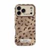KEYSION Fashion Cute Leopard Print Phone Case for iPhone 14 15 16 17 Pro Max Rounded Edges Shockproof Cover for iPhone 15 16 17