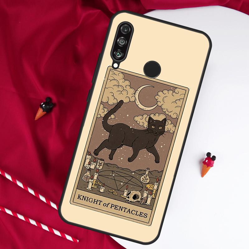 The Empress Tarot Cat Art Print For Huawei Nova 11 Pro 9 10 SE Y60 Y70 Y90 Y61 Y91 Y73 Y72 12i 11i 8i P20 P30 P40 Lite Case