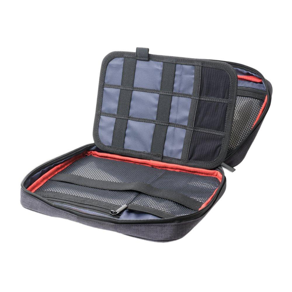 Miyoshi MCO Bag-in-Bag Gadget Case, Large Capacity, Black, BAG-GE02BK