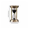 Decorative Hourglass Compact Sandglass Silent for Meditation