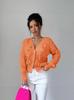 Women's Solid Color Bow Knit Cardigan - Autumn/Winter Sweater