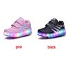 Chaussures LED de Qualité Premium avec Roues Patins à Roulettes Lumineux en Maille Baskets Homme Femme