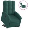 Vidaxl Lift Recliner Massage Chair, Electric, Reclining, Green