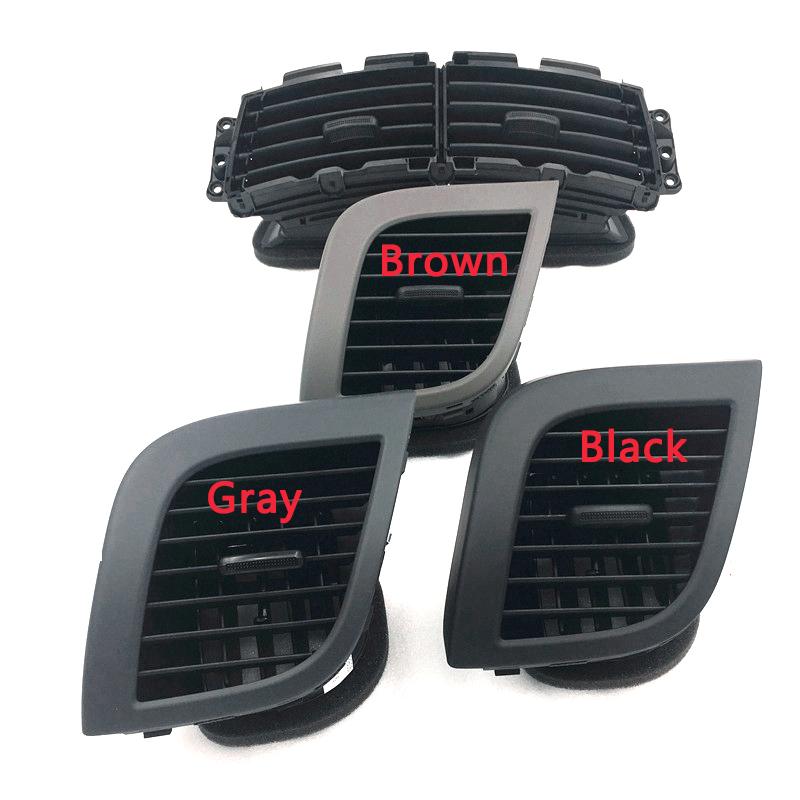 Car Interior Front Dash Center Console A/C Air Vent Outlet air conditioning Installation nozzle For Hyundai Verna Solaris valves Black-Left