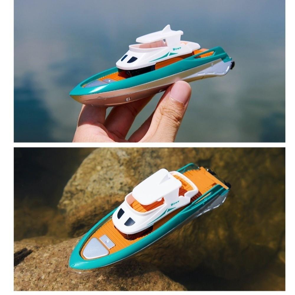 Wireless Remote Controlled Remote Control Boat With Lights RC Mini Boat RC Boat Toy  Gift