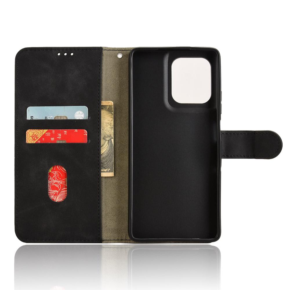 For Motorola Moto G75 5G Leather Case Skin-Feel Anti-Drop Wallet Flip Phone Cover