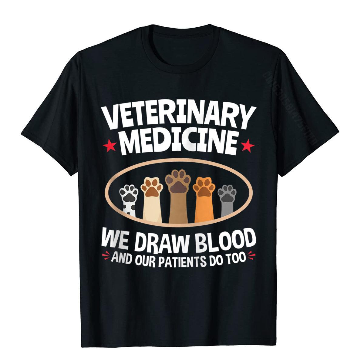 

Vet Tech Gifts We Draw Blood Patients Too Veterinary Tech Zip Чоловіки Графічний дизайн Топи Сорочка Бавовняна футболка Кежуал M чорний