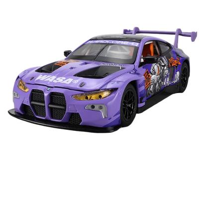 1/24 Scale BMW M4 GT3 WASA Racing Series Alloy Metal Diecast Model Car DIY Design Collection Decoration Boutique Trendy Gifts for Boys