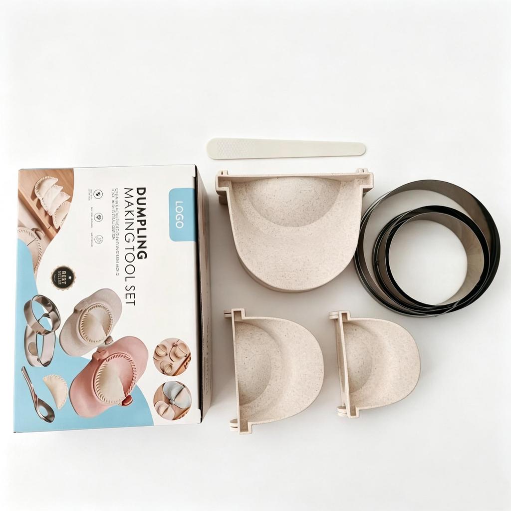 Manual Dumpling Mold - Large Size Handmade Dumpling Maker for Wrapping and Pinching Dumpling Skins