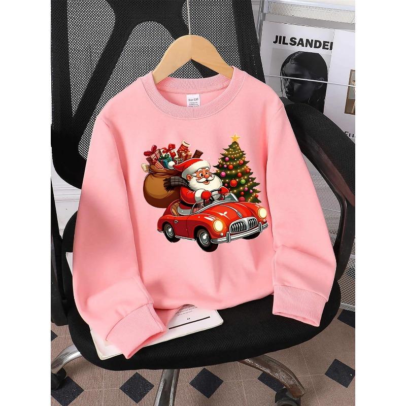 Unisex Clothes, Round-Neck Pullover Shirt, Long-Sleeved T-Shirt, Crewneck Sweatshirt, Cute Print Sweatshirt, Soft Casual Sweatshirt