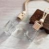 Rectangular Car Pendant Air Freshener Refillable Essential Oil Bottle