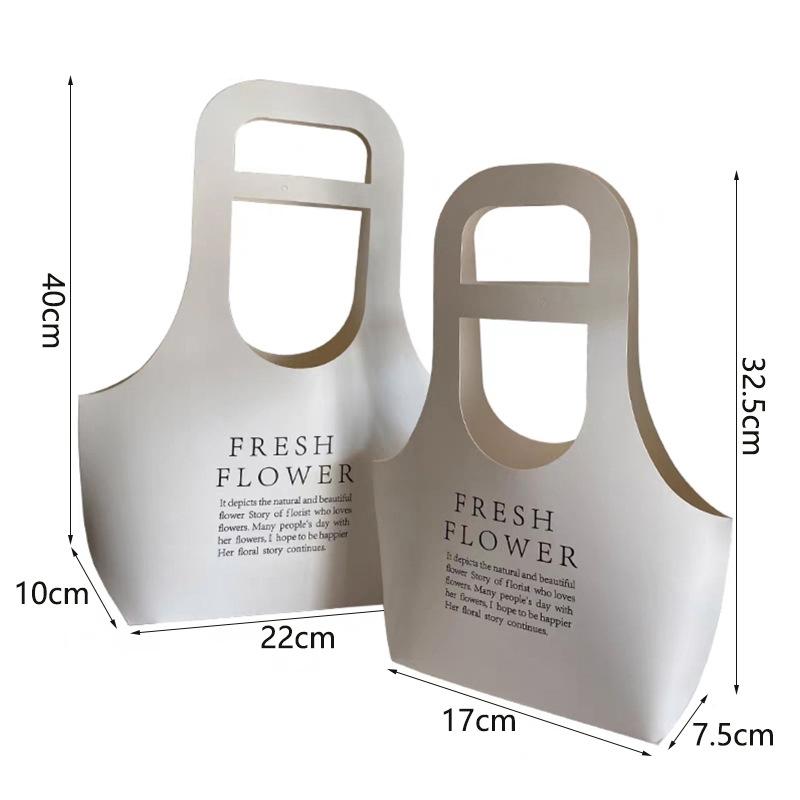 Verpackung Blumenbox Rosenverpackung Handheld Wasserdicht Kraftpapiertüte Hochzeitsdekoration Geschenktüte Straußverpackungstüte