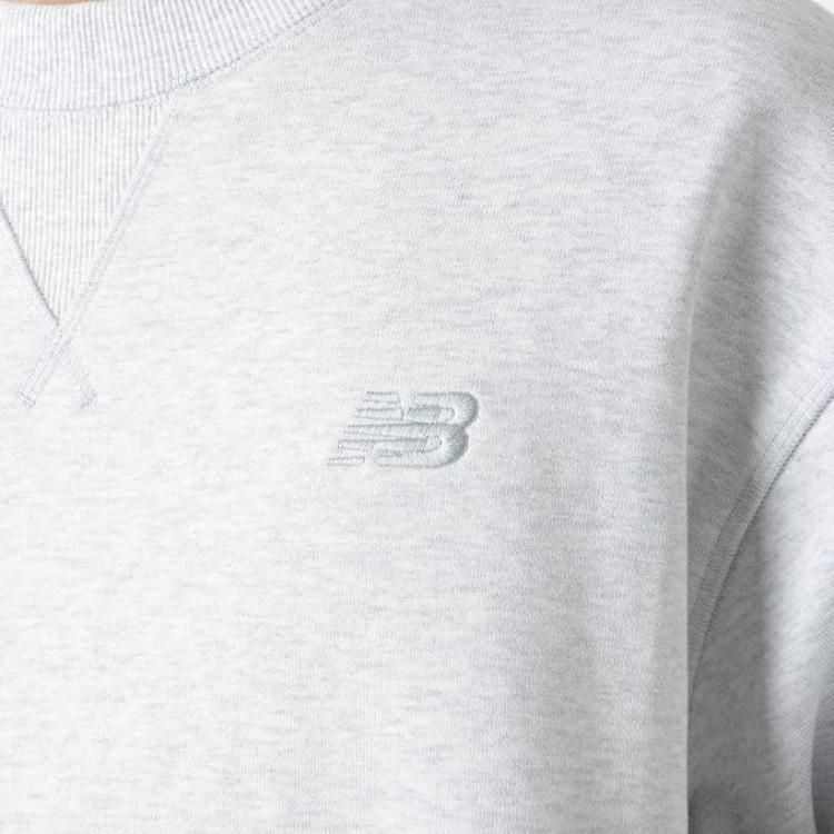 New Balance Athletics French Terry Sweatshirt Asia Sizing 'Ash Heather' Men's MT41506-AHH