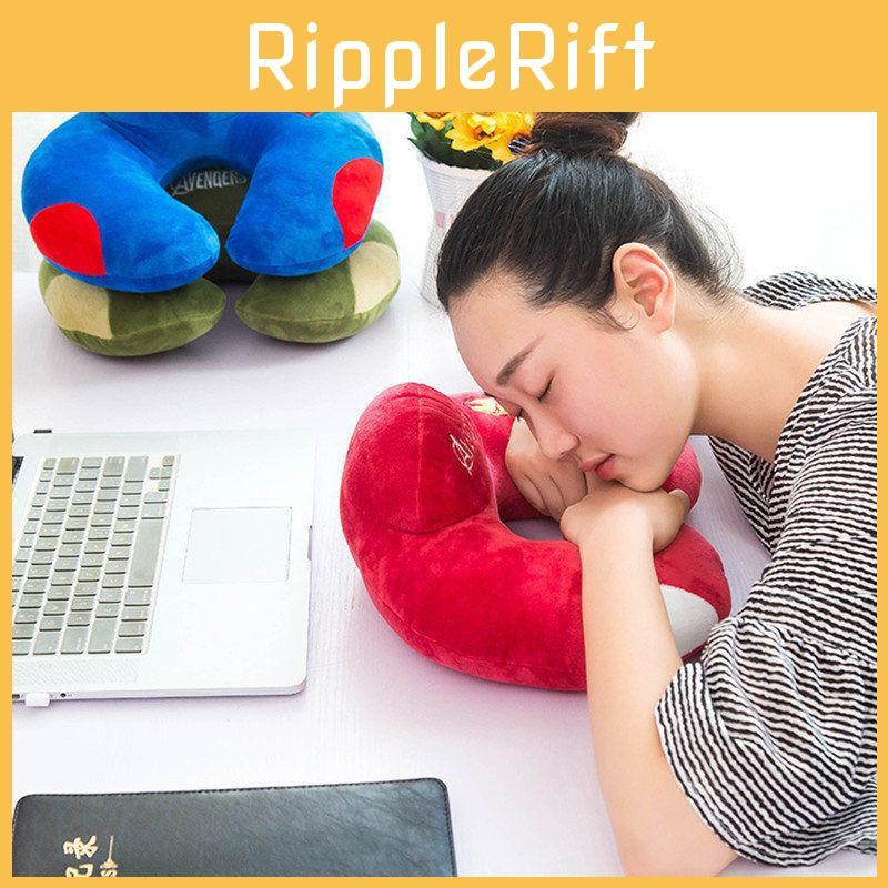 Ultimate Comfort Airplane Inflatable Neck Pillow With Ergonomic U-shape Design