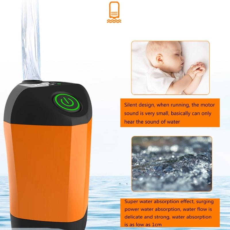 Outdoor Shower Head Sprayer Pump for Car Washing Camping Hiking Travel, USB Rechargeable Portable Camping Shower Pump