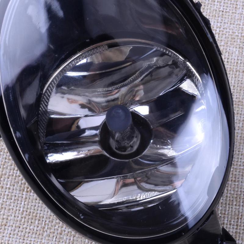1 Pair 12V Car Front Left Right Amber Fog Driving Light Lamp Clear Lens New Fit for VW Touran Caddy 2010 2011 2012 2013 2014