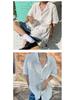 2023 Retro Men's Summer Hong Kong Style Loose Shirt - Fun Niche Design Student Outerwear