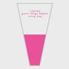 50PCS Set Transparent Gifts Packaging Clear Cellophane Rose Bag  Flowers Packaging