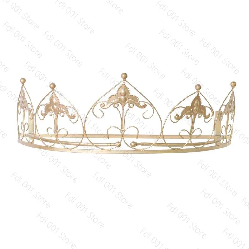 Bed European Girl Children Bedside Decorative Crown Curtain Fabric Display Mosquito Net Rack With Hook