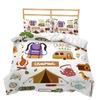 Bed Three-Piece Learning Music Camping Astronaut Sports 3D Digital Printing Kit