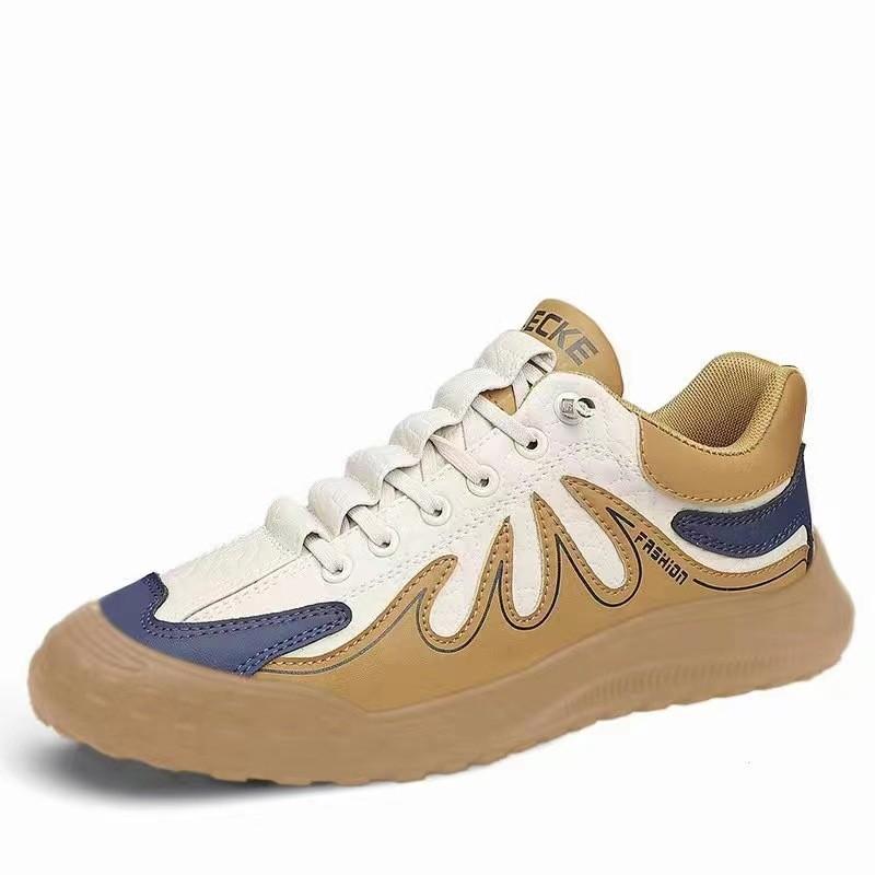 

Мужская повседневная спортивная обувь Модный тренд Универсальная износостойкая обувь на платформе для путешествий Легкая мужская обувь 39 хаки