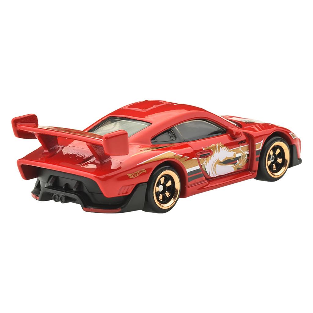 Hot Wheels Silver Series Porsche 935 Vehicle Toy Mini Car JNF49 Ages 3 and Up Red