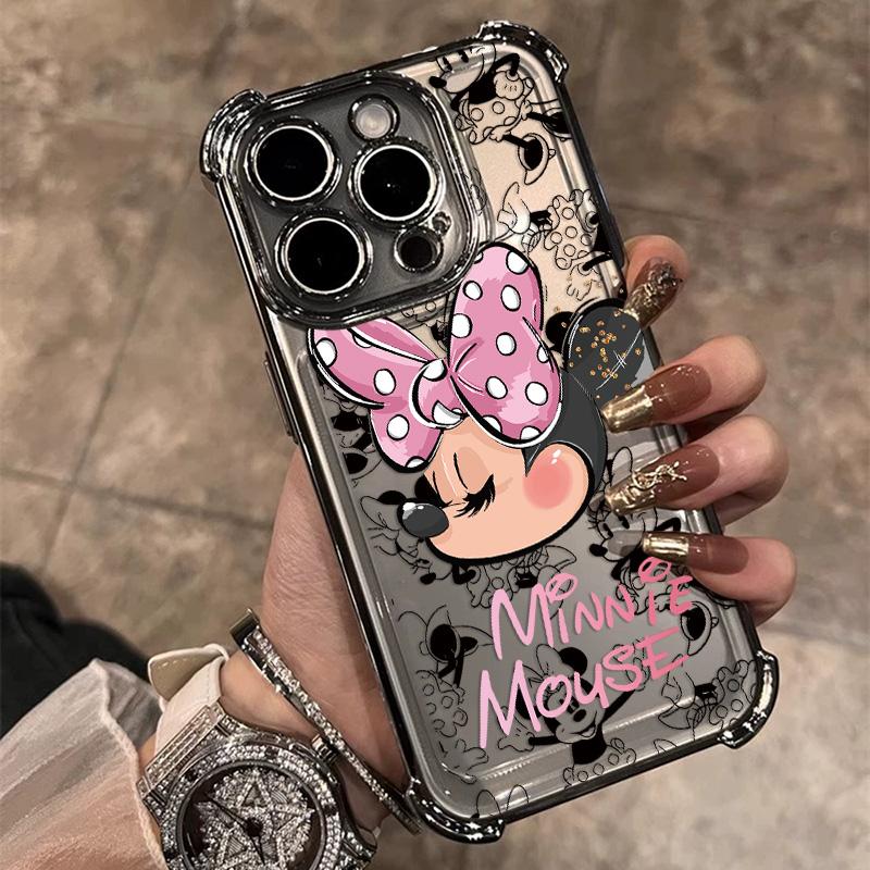 

HOT Graffiti M-Mickey Minnies Plating Phone Case For Xiaomi Redmi 15 A3 15C 14C 13C K50 A1 Note 15 14 13 12 Pro Plus 4G 5G Anti Redmi Note 15 Pro 4G