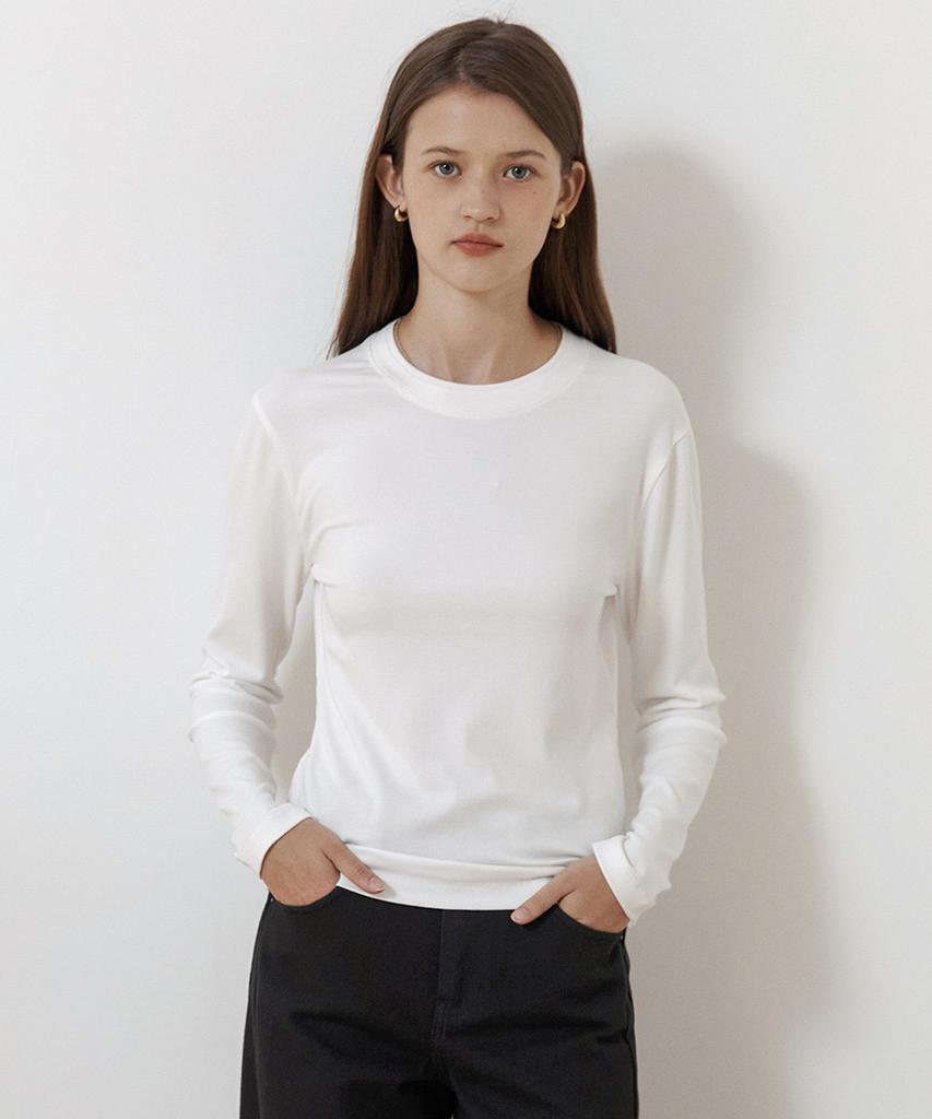 Guess 4-Color Double Round Neck Long Sleeve T-Shirt Op3K5425