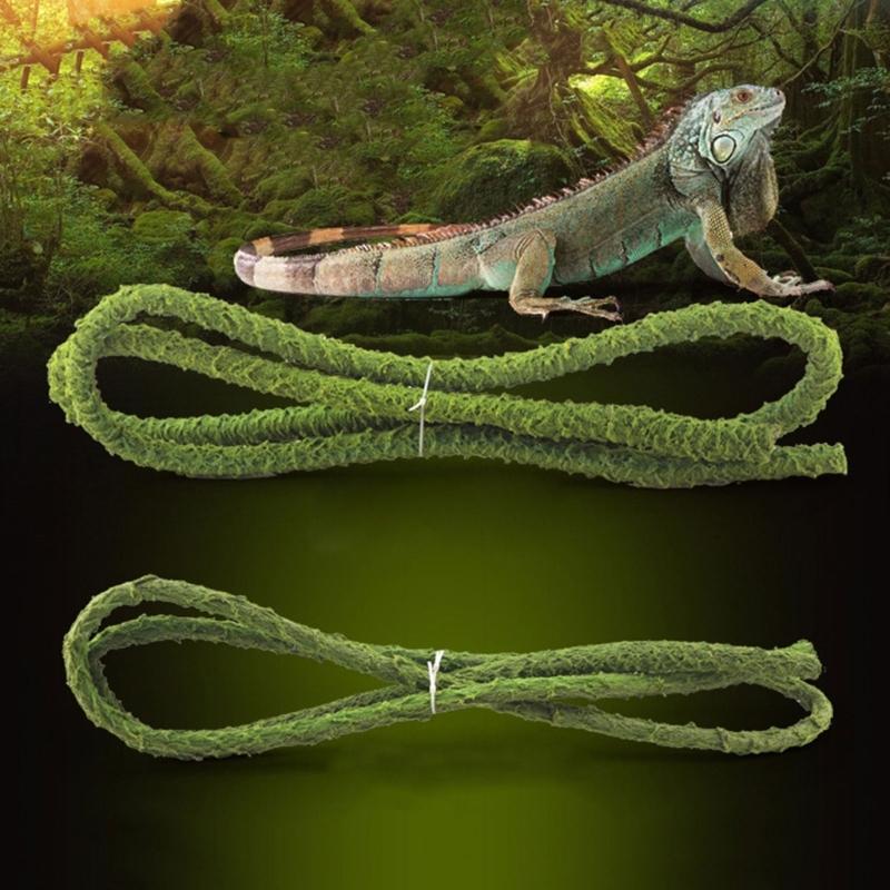 Geckos Climbing Vine PU Small Pet Easy to Bend Branch Geckos Climbing Vine Fish Tank Landscape Branch for Lizards