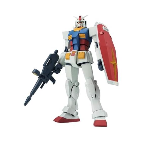 TAMASHII NATIONS ROBOT Духи Мобильный Костюм Гандам SIDE MS RX-78-2 Гандам версия. АНИМЕ. (версия для перепродажи) приблизительно. 125 мм ПВХ и АБС окрашенный подвижный
