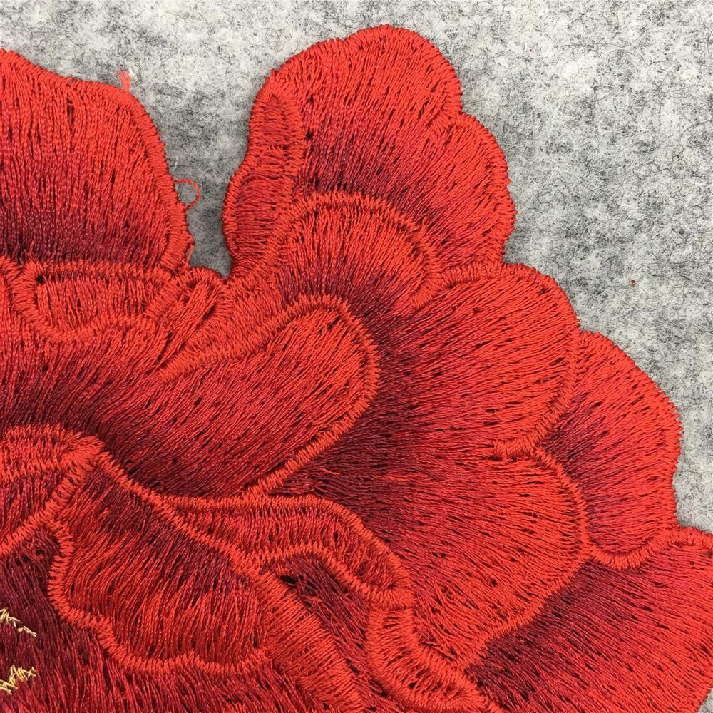 Ethnic Corsage Clothing Accessories, Colorful Water-Soluble Embroidered Lace Collar Diy Handmade Cheongsam Accessories