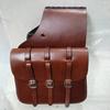 New Western Horse Leather Simple Saddle Bag Genuine Saddle Bag for Horse .