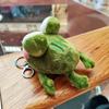 Dolls Backpack Pendant Car Key Ring Big Mouth Frog Doll Stuffed Toys Plush Keyring Plush Keychain