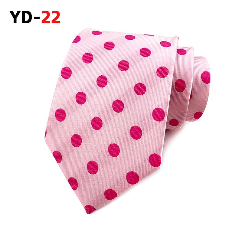 2025 Polka Dot Polyester Herren Business Casual Krawatte - Verschiedene Farben