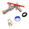 High Flows Locked Outdoor Faucet Replacement Exterior Garden Hose Faucet Adapters Outdoor Garden Faucet Easy To Use