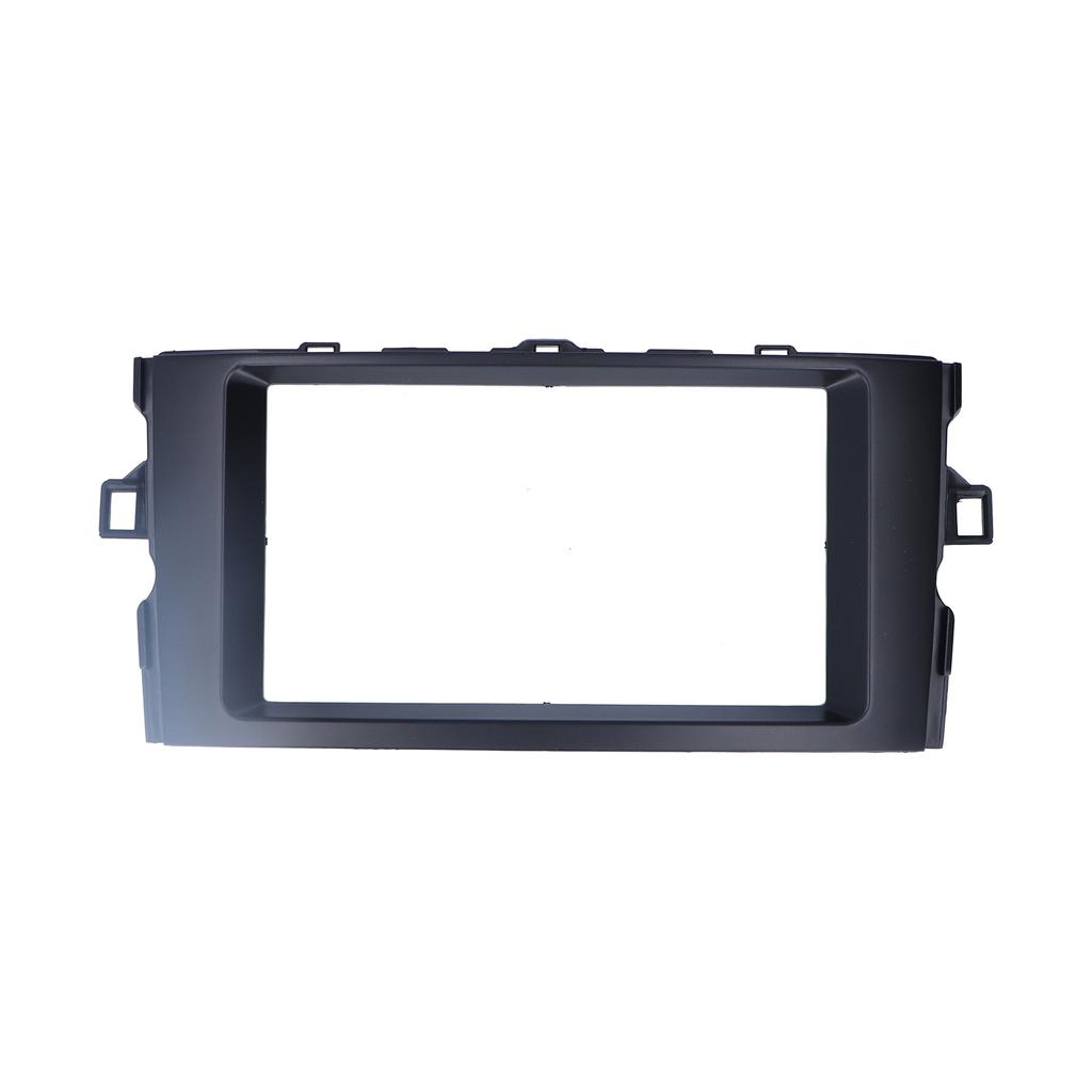 2Din Center Control DVD Fascia Stereo Radio Navigation Panel Audio Frame Fit for Auris 2006 2012