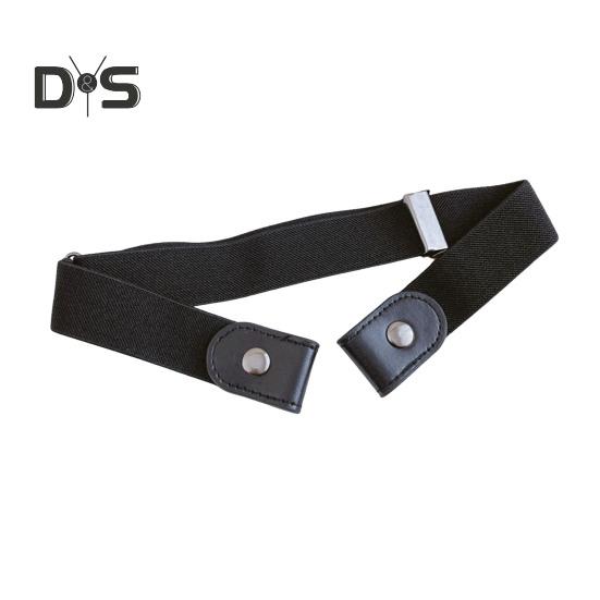 Lazy Belt Comfortable Elastic Design Faux Leather Waistband Adjustable Fit Invisible Jeans Belt Daily Wear