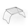 Portable Folding Stainless Steel Outdoor Grill and Pot Stand