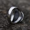 NEW Men's 316L stainless steel rings Vintage High Polished Vampire Skull Biker Rocker Ring Boy Heavy Metal Gothic jewelry