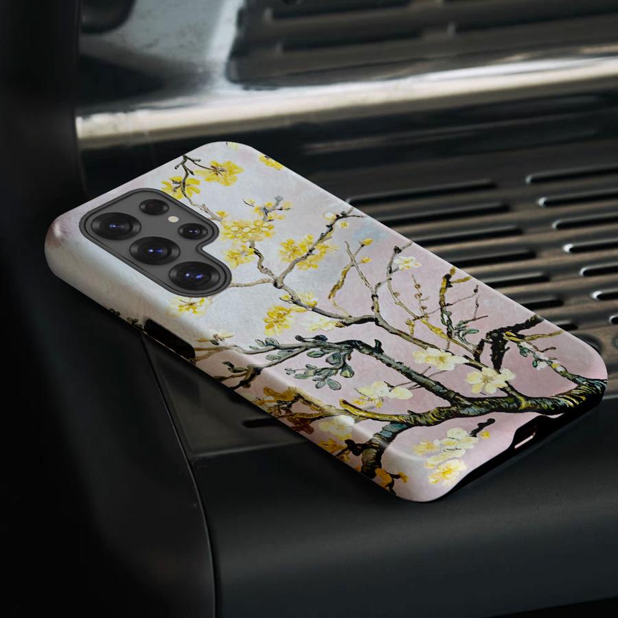 Van Gogh Still Life Flower Branches Soft Cover Capa Phone Case for Samsung Galaxy S25 S23Ultra A36 S25Ultra A16 S20 FE S24 Ultra