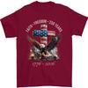 250 Jahre Amerikanische Flagge 250. Jubiläum USA Glaube Freiheit Adler Patriotisches T-Shirt