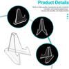 30/10PCS Triangular Card Display Stand Mini Acrylic Idol Photo Picture Holder Stands for Coin Sports Trading Cards Display Racks