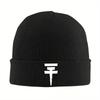 Tokio Hotel White Logo Bonnet Hats Beanie Hats Printed Knitted Hat Winter Trendy Men Women Gym Head Wrap Cap