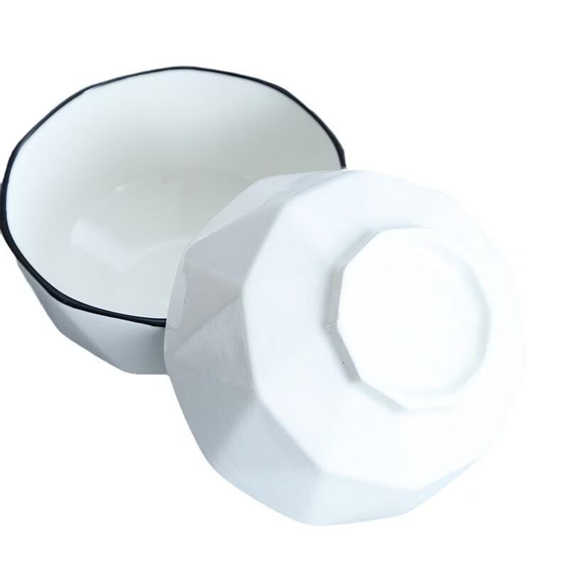ZISIZ Nordic Style Ceramic Rice Bowl Set