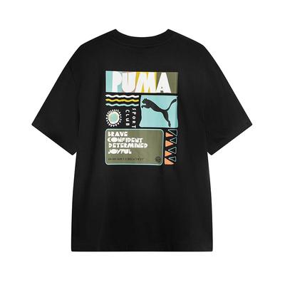 Puma HcRELAXED T Shirt Unisex Black 634162-01