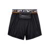 Nike X OFF-WHITE Co-Branded Vintage Athletic Shorts Women Bottoms Black BV8051-010